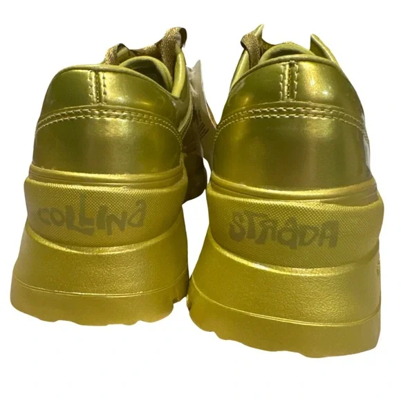 Collina Strada X Vans Old Skool Vibram DX Metallic Gold Citroen - Picture 4 of 13